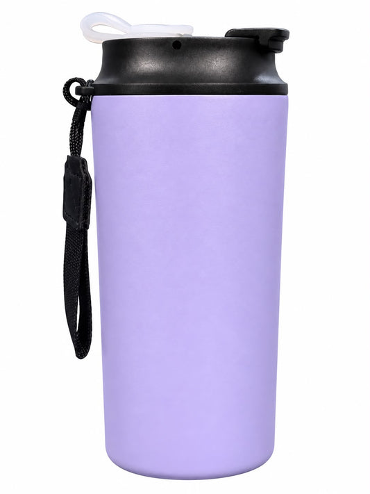 TOLVO BREW | 384ml / 13oz | Insulated Stainless Steel Travel Mug with Flip Lid and Straw