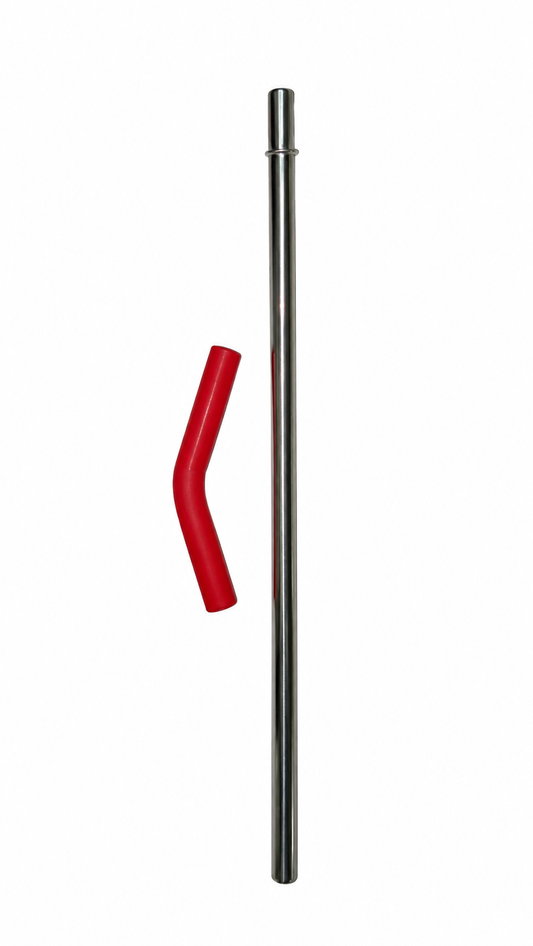 Stainless Steel Straw with rubber top